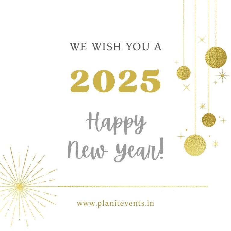 2025 with Joy and Celebration Happy New Year from Plan It