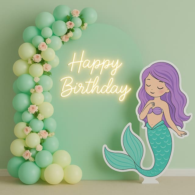 Mermaid Decoration Birthday Party