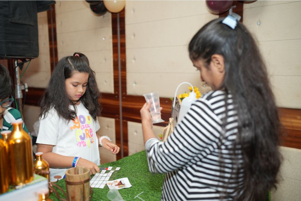 Children Playing Science Game