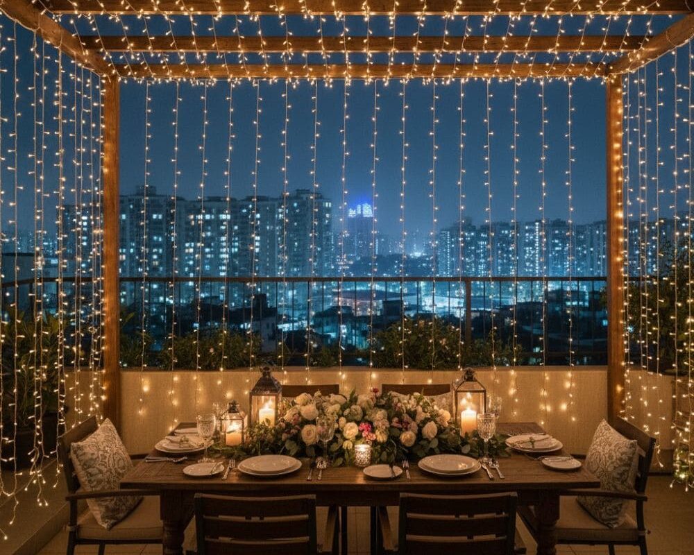Surprise party Terrace Light Decor