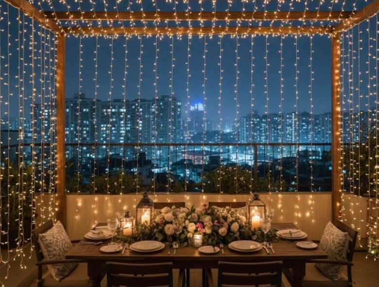 Surprise party Terrace Light Decor
