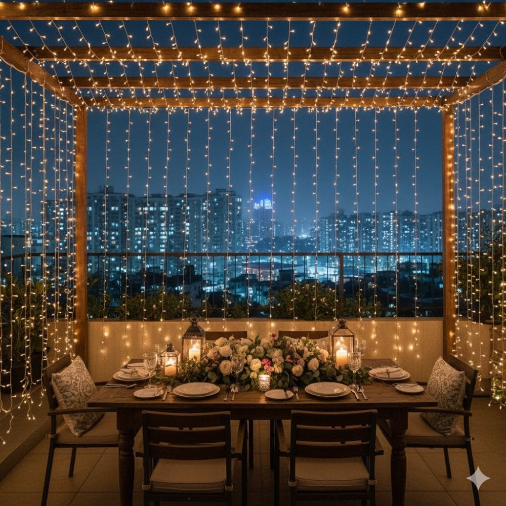 Surprise party Terrace Light Decor