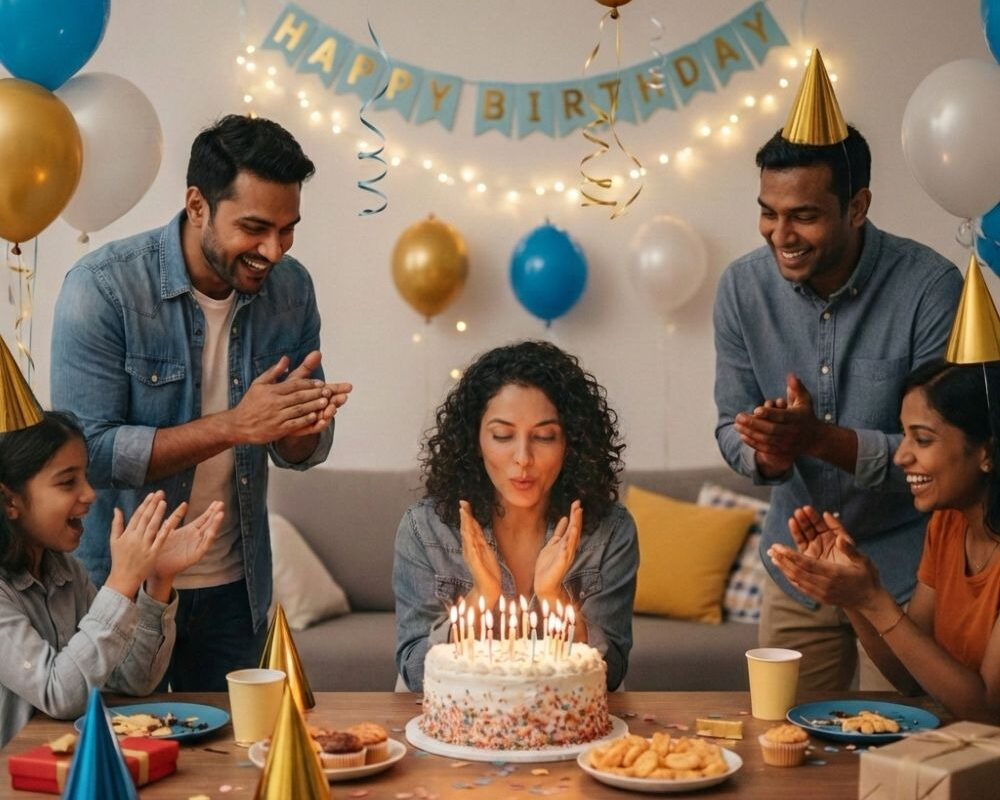 Indoor birthday party