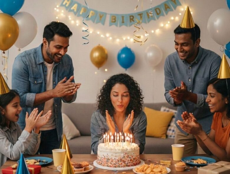 Indoor birthday party