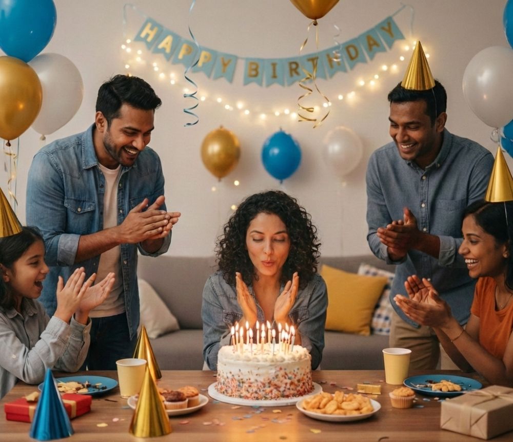 Indoor birthday party